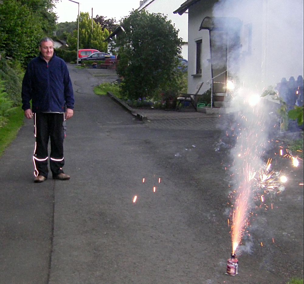 25 Sogar fuer ein Feuerwerk wurde gesorgt